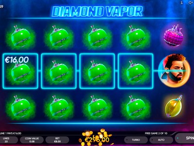 Игровой аппарат Diamond Vapor производителя Endorphina