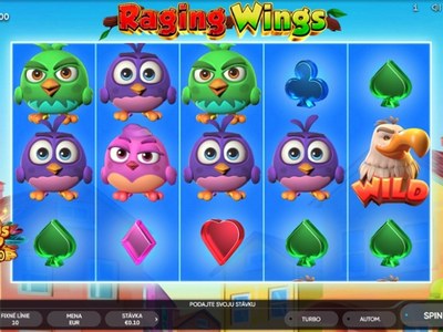 Игровой автомат Raging Wings от Endorphina